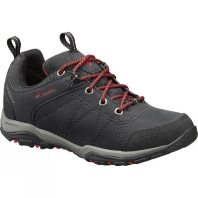 Botas de Montaña Columbia Fire Venture Waterproof Leather Mujer Gris Oscuro - Chile VJW530619